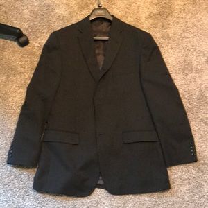 Brand new WOT Haggar striped Men’s suit 42L 36x32